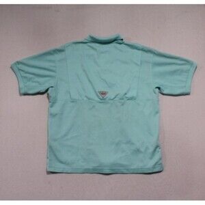 Columbia PFG Men Blue Polo Fishing Water Size Large